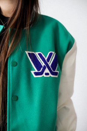 New York Sirens Letterman Jacket - Teal
