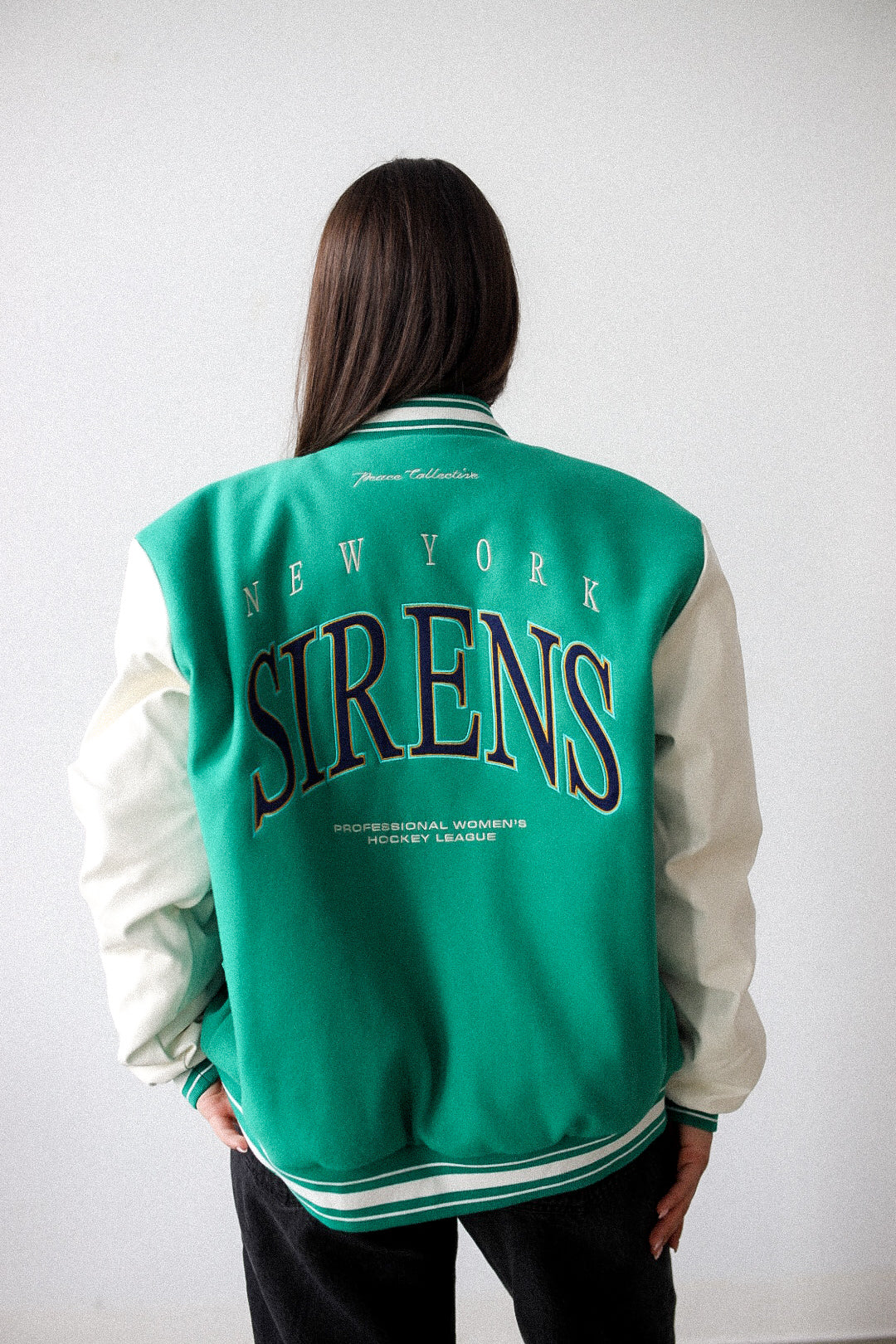 New York Sirens Letterman Jacket - Teal