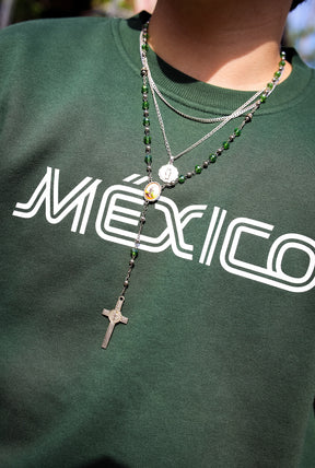 Mexico Spirit Crewneck - Forest Green