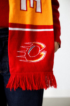 Ottawa Charge Scarf - Red