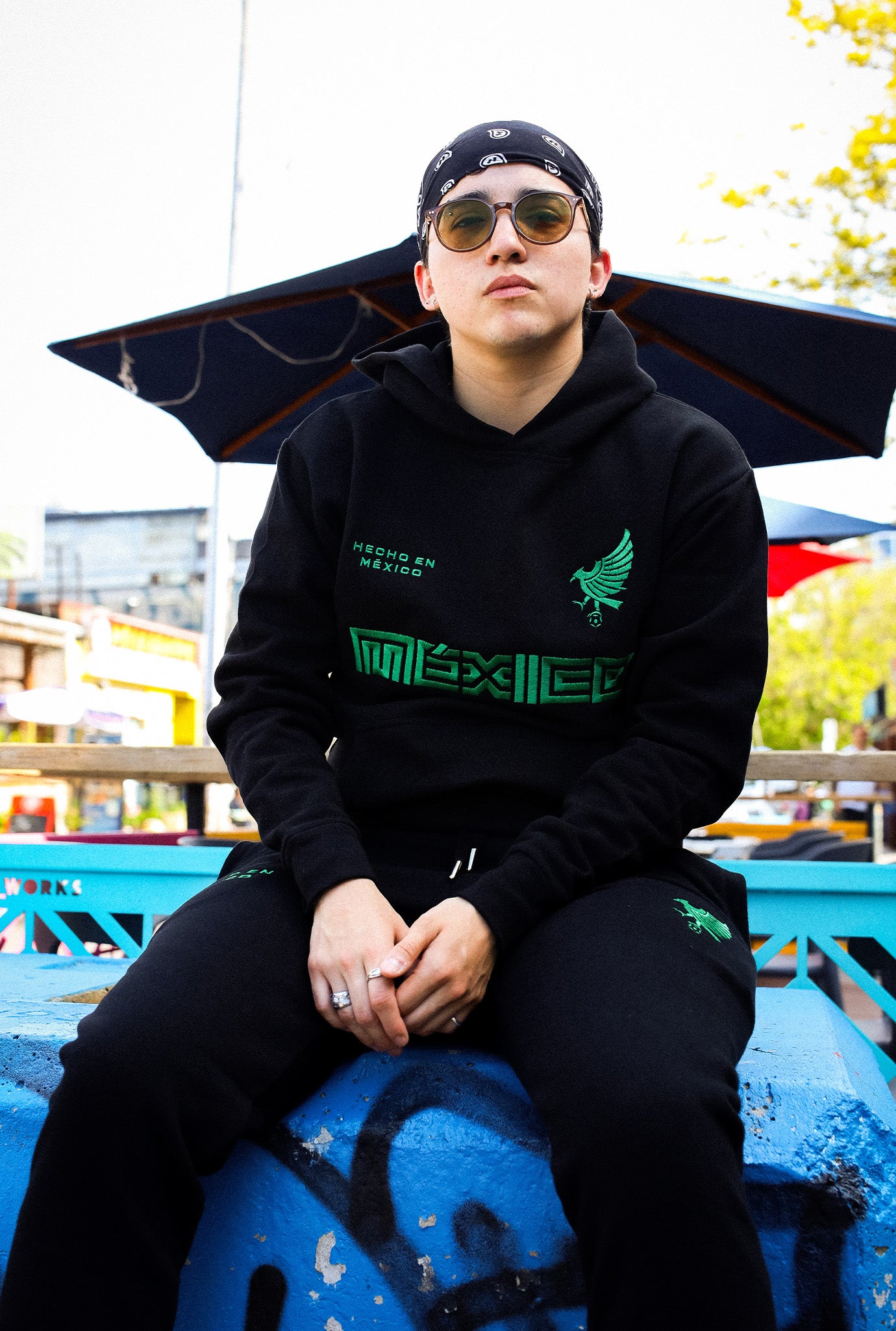 Mexico Heavyweight Hoodie - Black