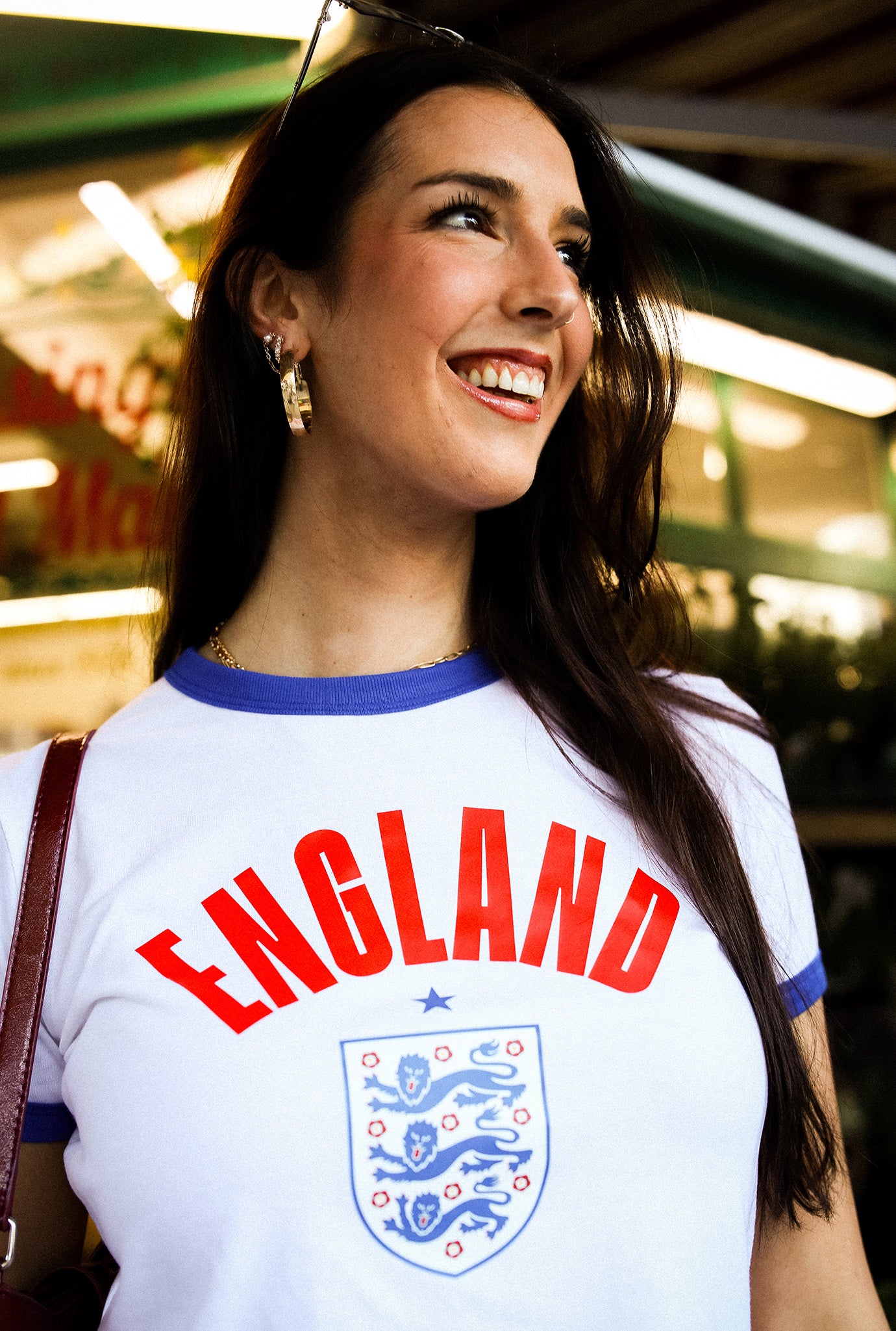 FIFA World Cup 2026™ England Cropped Ringer T-Shirt - White