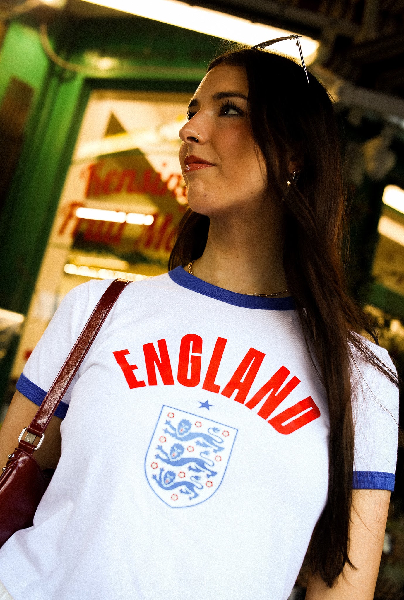 FIFA World Cup 2026™ England Cropped Ringer T-Shirt - White