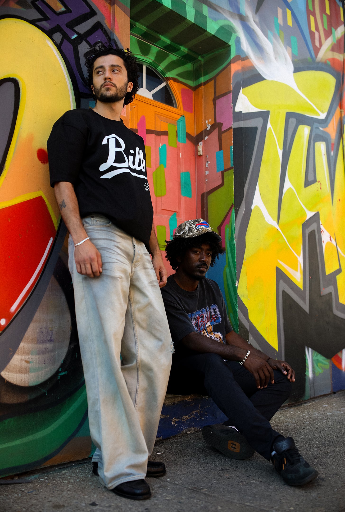 Buffalo Bills Script Heavyweight T-Shirt - Black