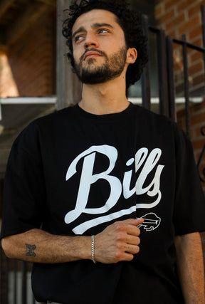 Buffalo Bills Script Heavyweight T-Shirt - Black