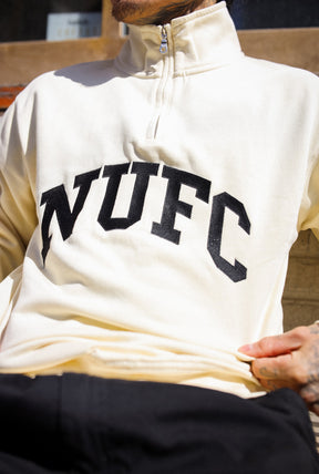 Newcastle United Essentials Quarter Zip - Ivory