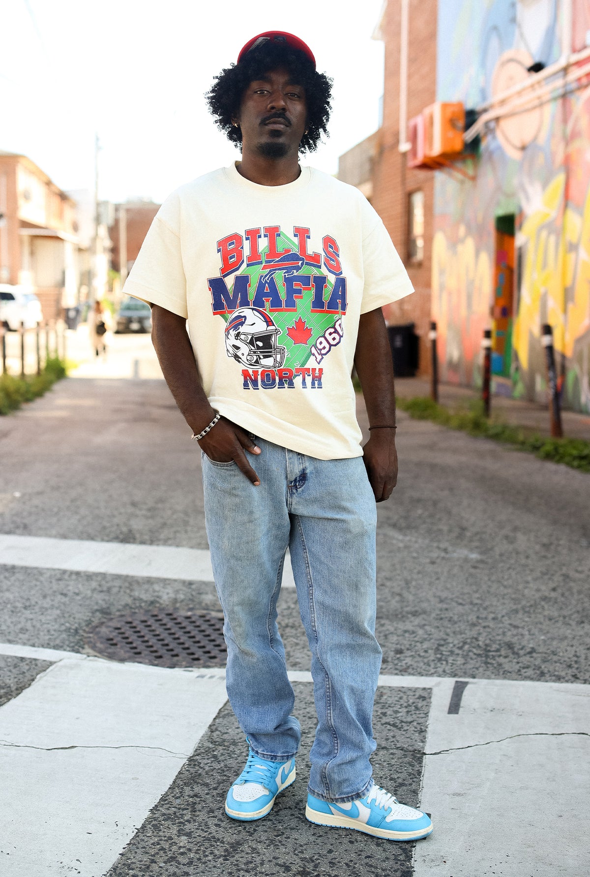 Buffalo Bills Mafia Canada Heavyweight T-Shirt - Ivory