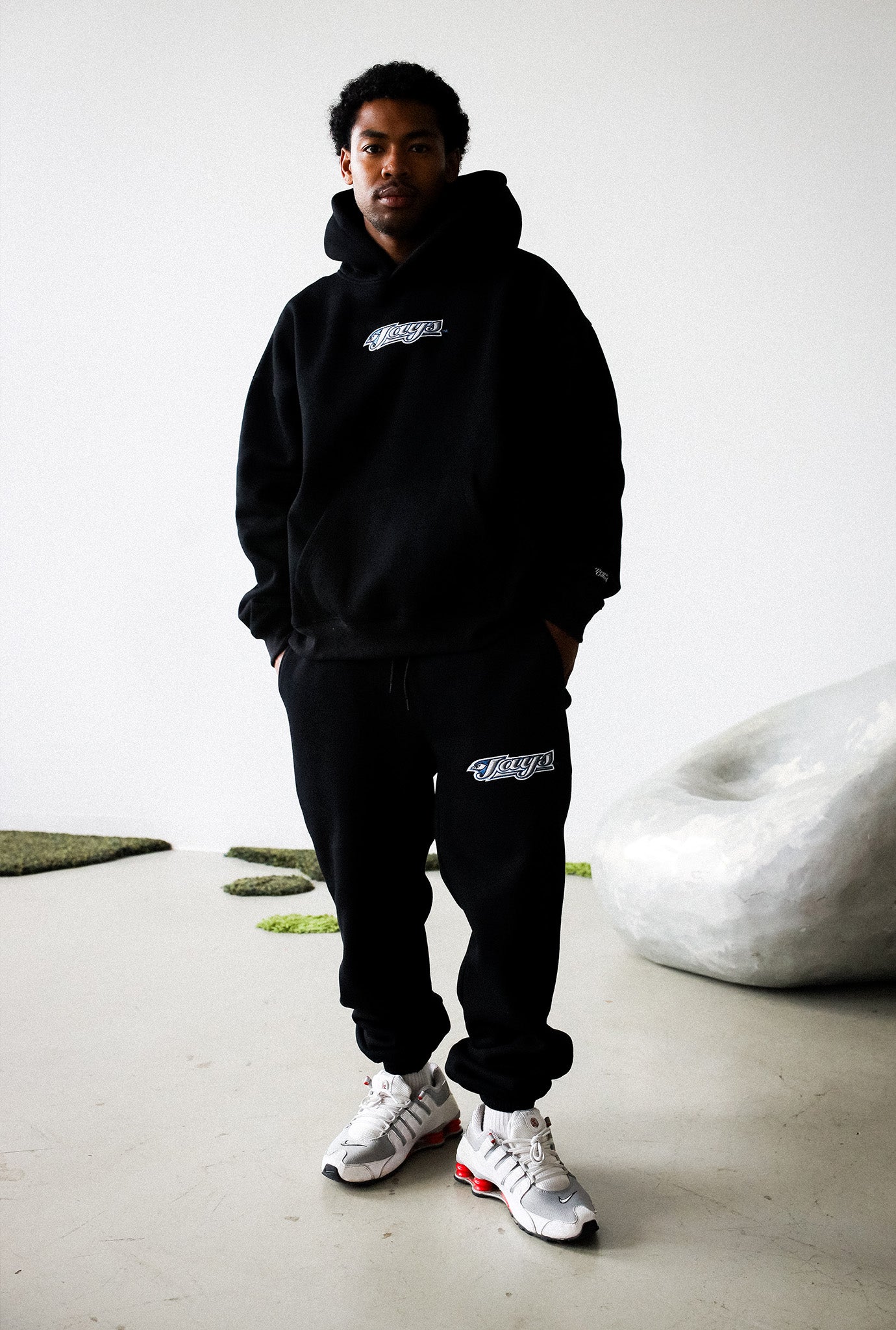 Toronto Blue Jays Heavyweight Hoodie - Black