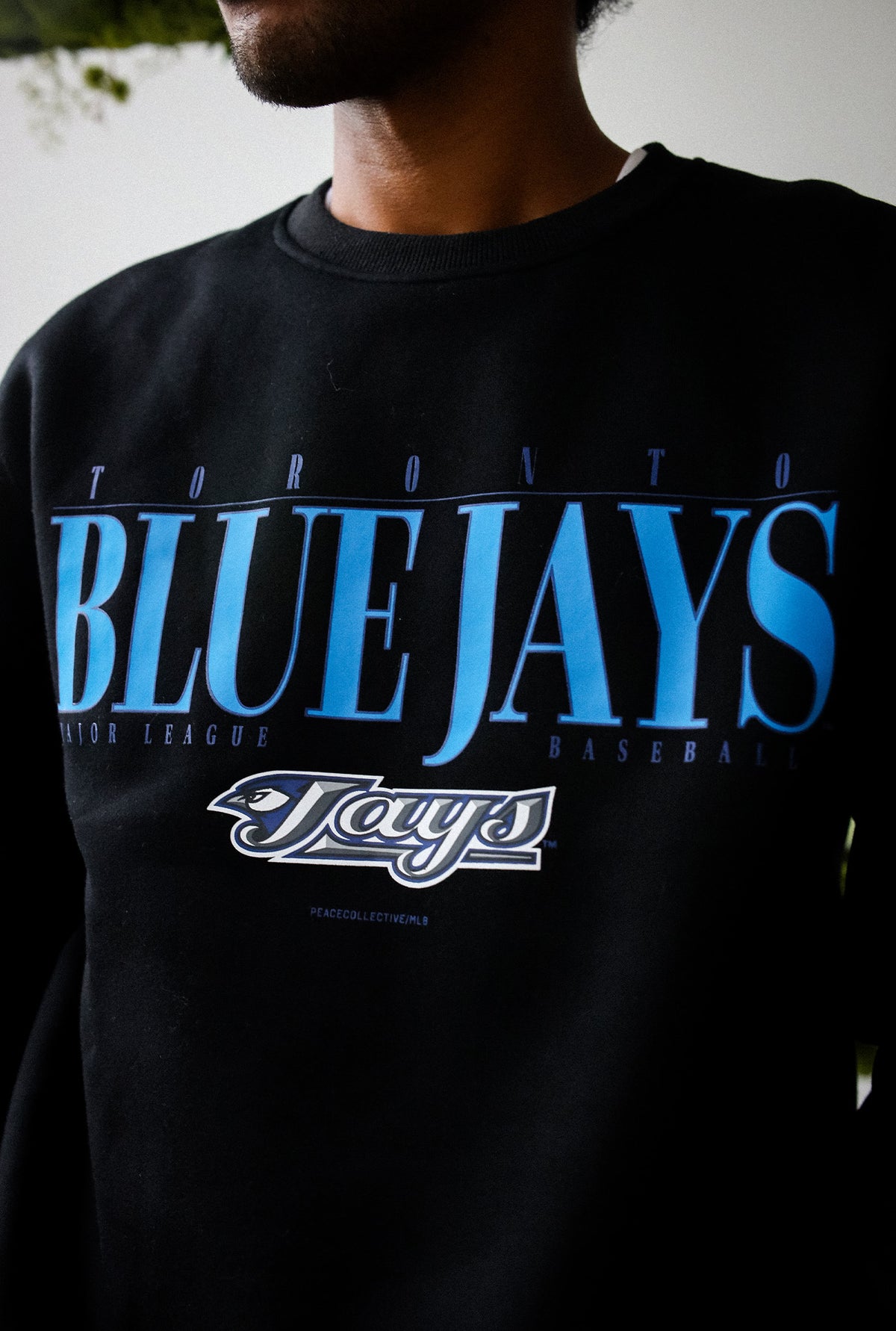 Pull ras du cou épais des Blue Jays de Toronto - Noir