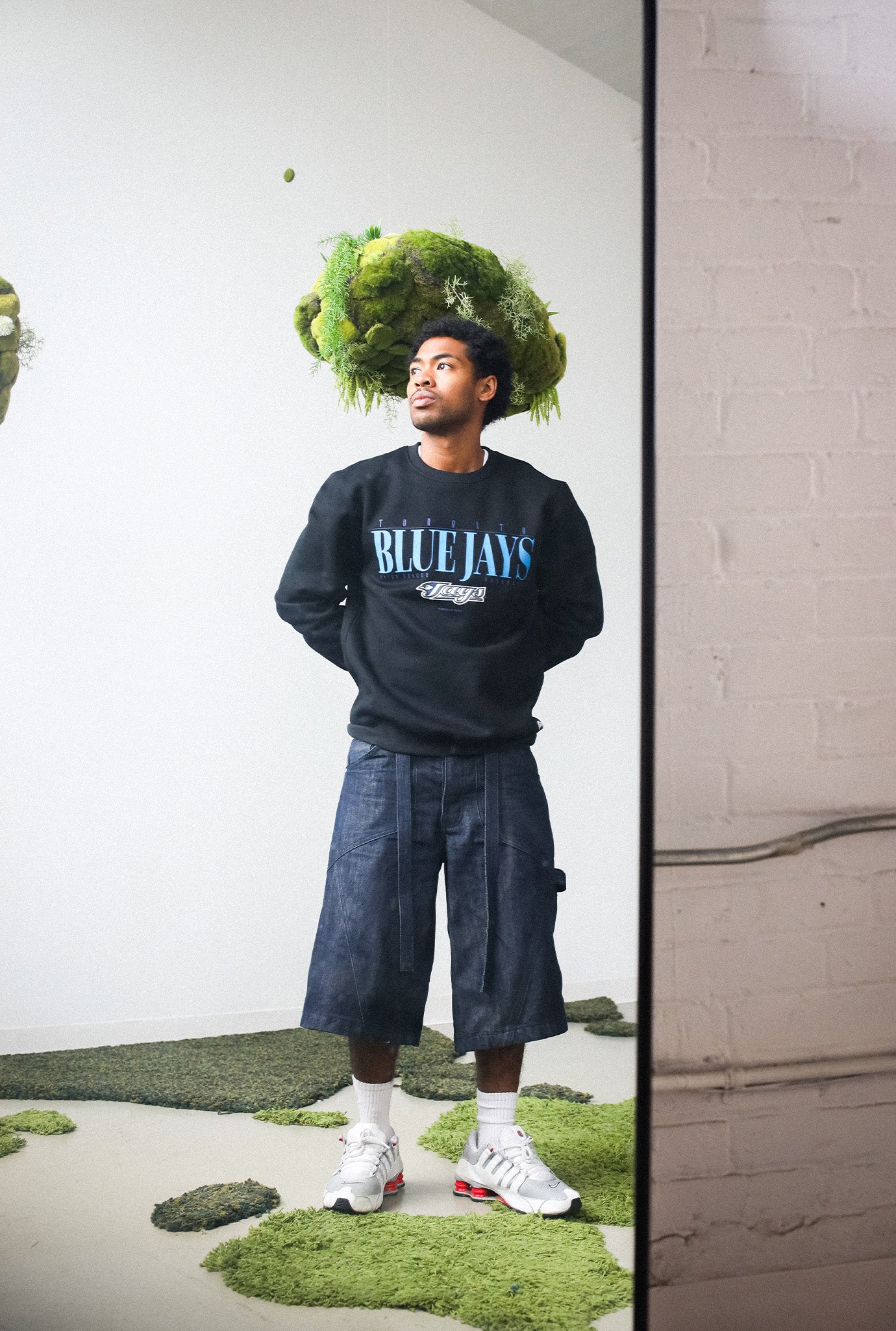 Pull ras du cou épais des Blue Jays de Toronto - Noir