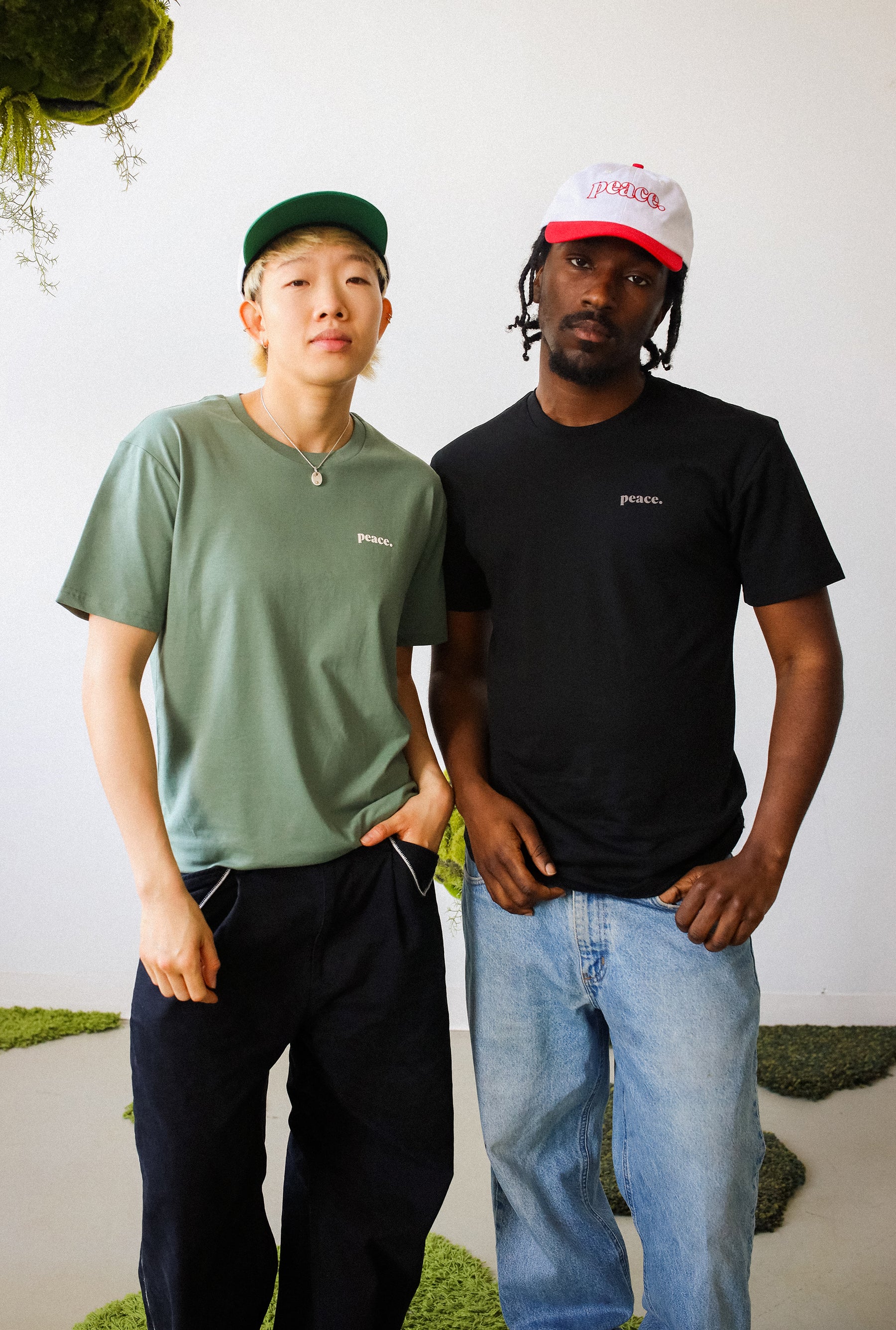 Peace Basics Cropped T-Shirt - Black