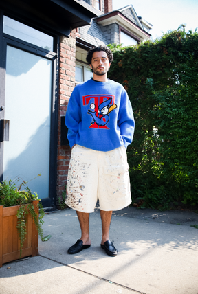 Toronto Blue Jays Vintage Knit Sweater - Royal