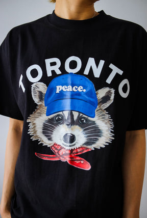 Toronto Trash Teddy Heavyweight T-Shirt - Black