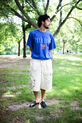 T-shirt vintage épais des Blue Jays de Toronto - Bleu roi