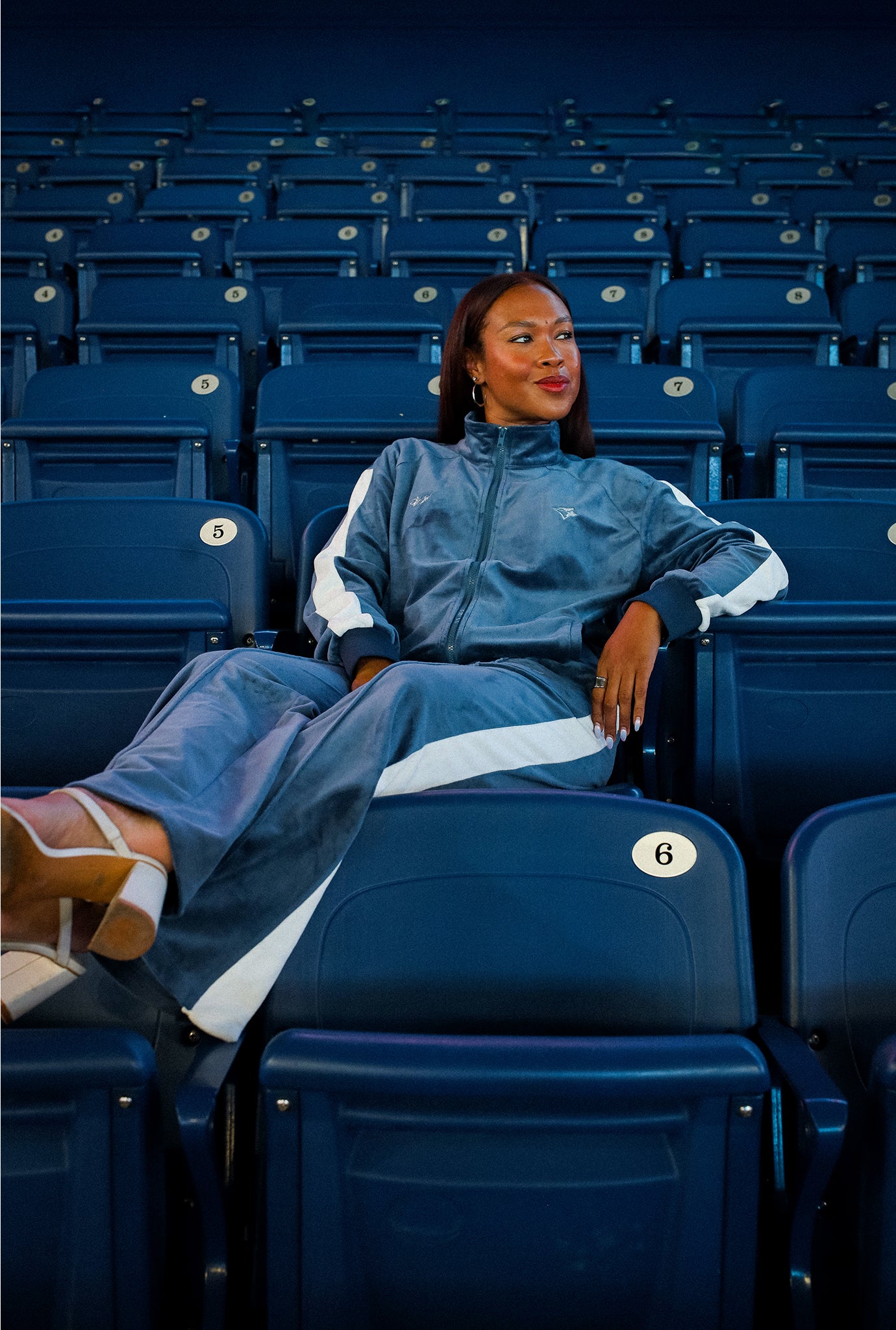 Toronto Blue Jays x Hazel Mae Women's Track Pants - Navy