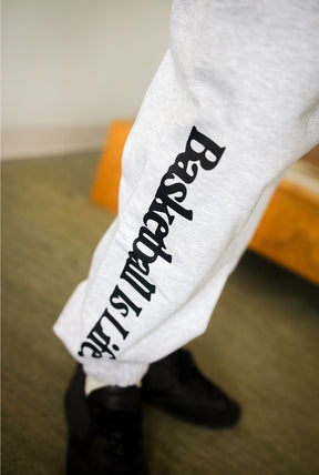 Basketball is Life SuperHeavy™️ Jogger - Ash