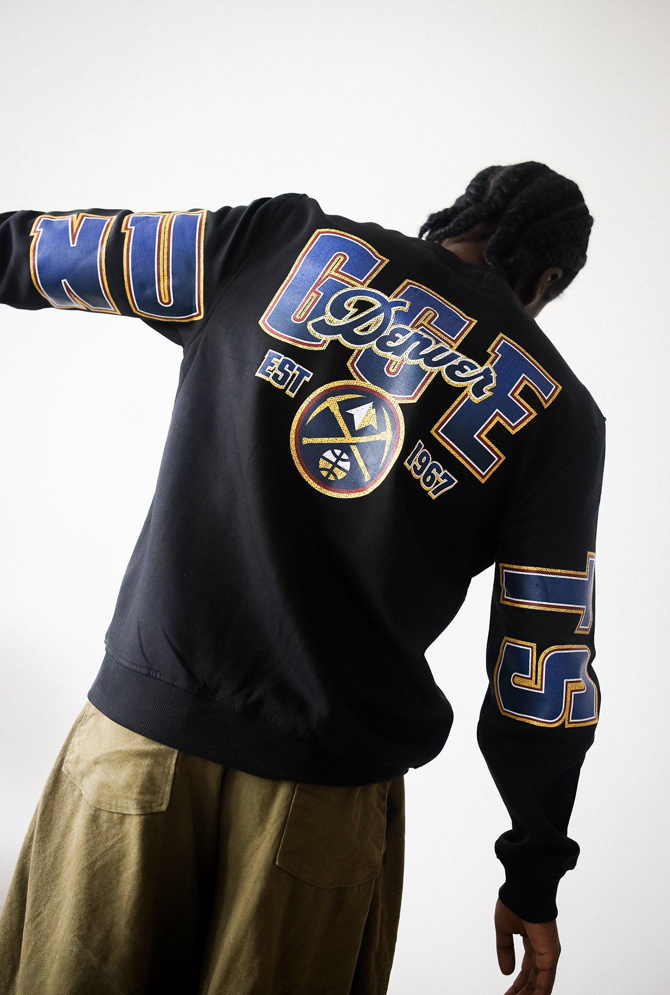 Denver Nuggets Spirit Crewneck - Black