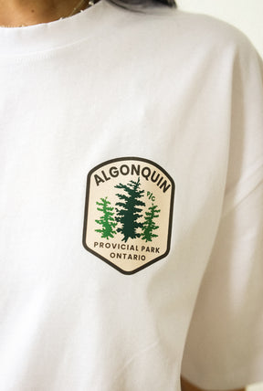 Algonquin Provincial Park Heavyweight T-Shirt - White
