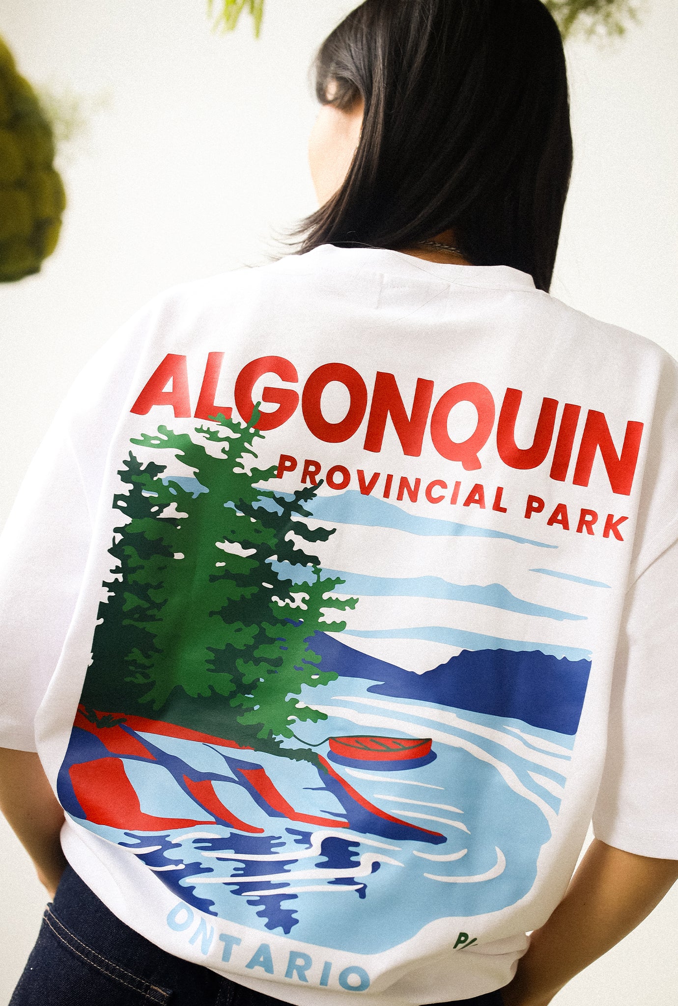 Algonquin Provincial Park Heavyweight T-Shirt - White
