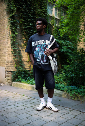 Blink-182 Heavyweight Garment Dyed T-Shirt - Black