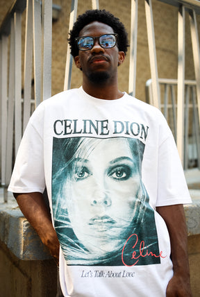Celine Dion Heavyweight T-Shirt - White