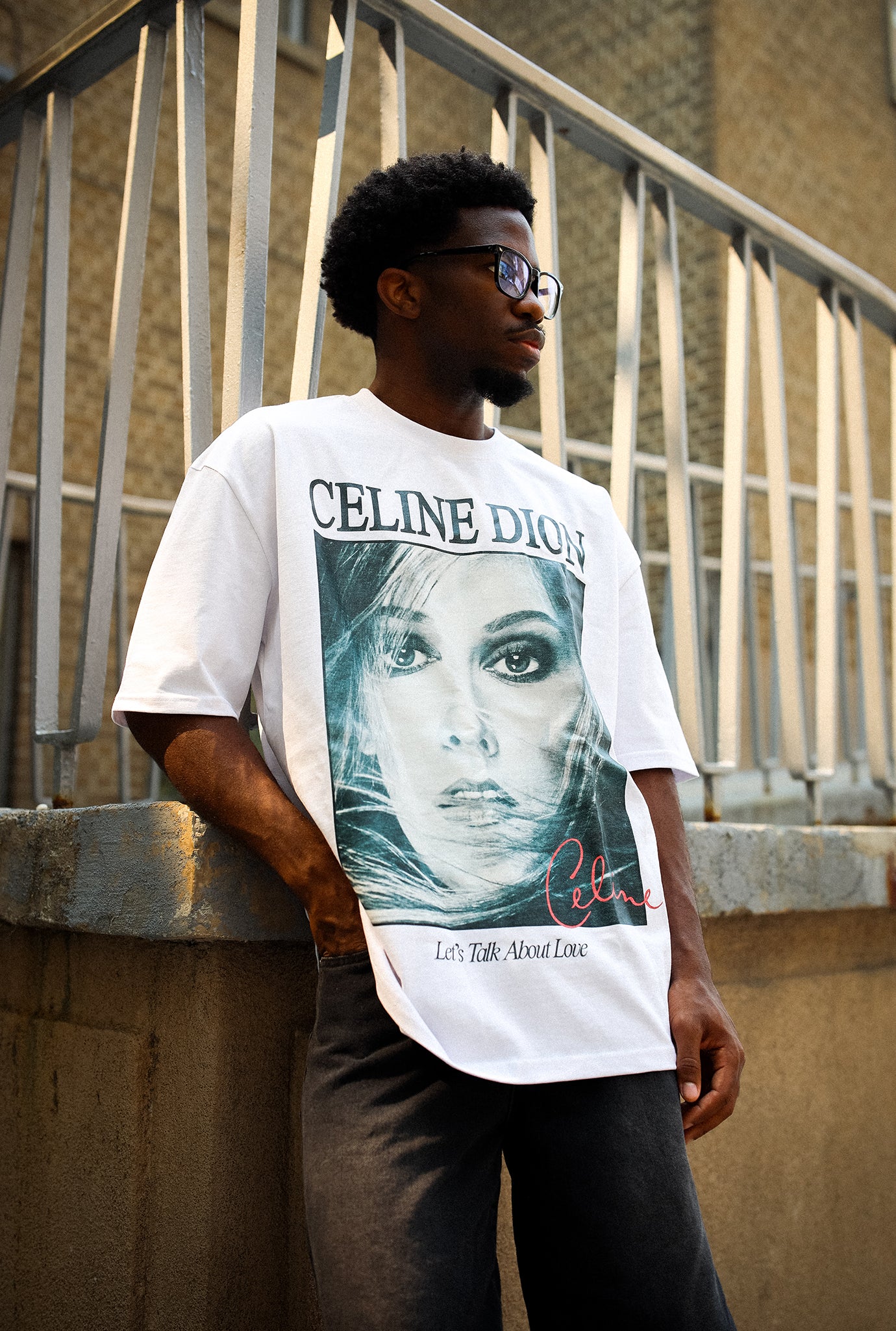 Celine Dion Heavyweight T-Shirt - White