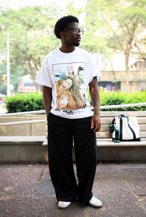 Spice Girls Heavyweight Garment Dyed T-Shirt - Black