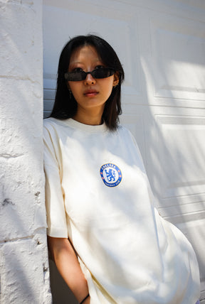 Chelsea FC Heavyweight T-Shirt - Ivory