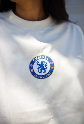 Chelsea FC Heavyweight T-Shirt - Ivory