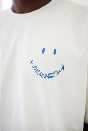 P/C x Smiley: Overthinking Smiley Heavyweight T-Shirt - Ivory