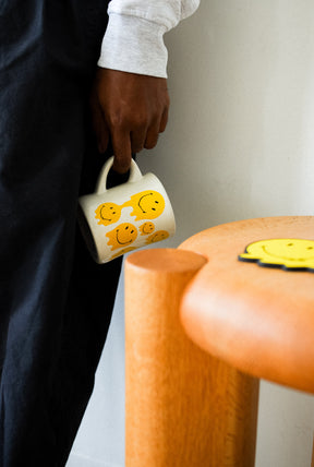 P/C x Smiley: Tired of Being Tired Mug - White