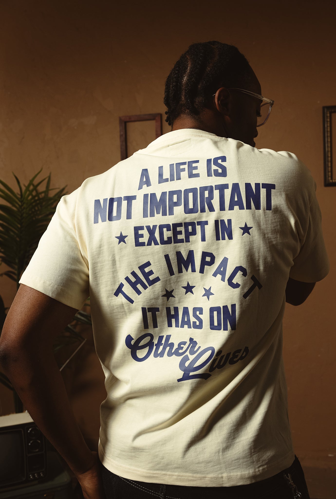 P/C x Jackie Robinson Vintage Heavyweight T-Shirt - Ivory
