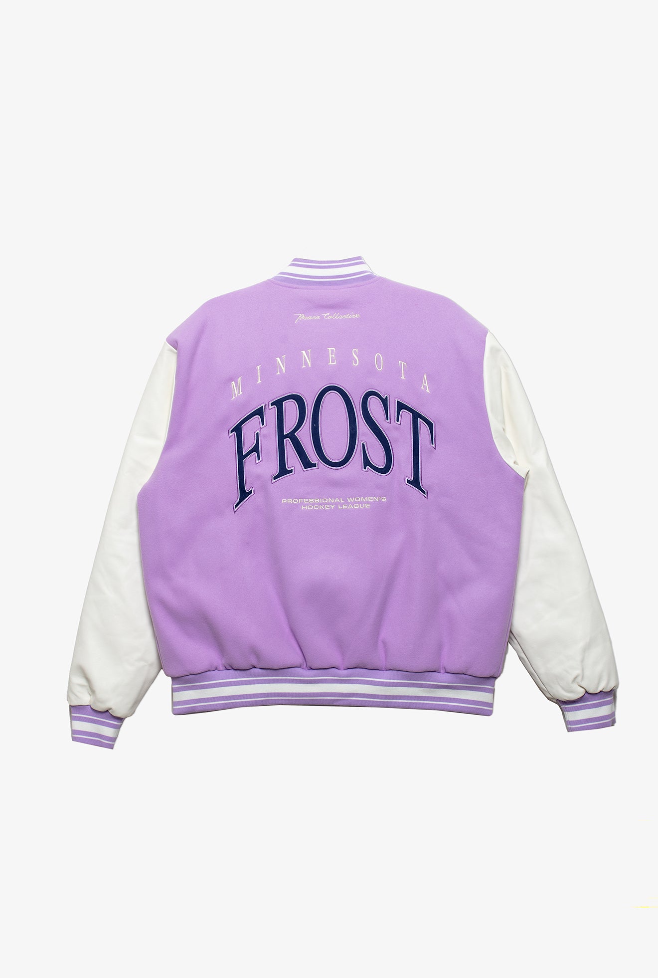 Minnesota Frost Letterman Jacket - Lavender