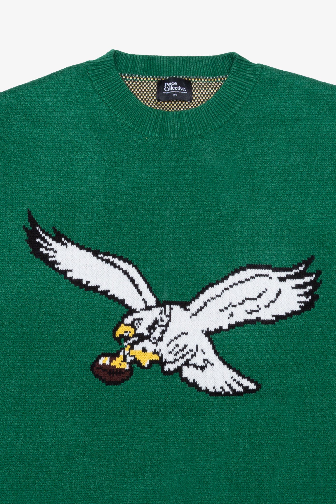 Philadelphia Eagles Retro Knit Sweater - Kelly Green