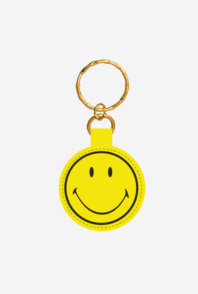 SMILEY: Being Human is Hard Keychain - Yellow