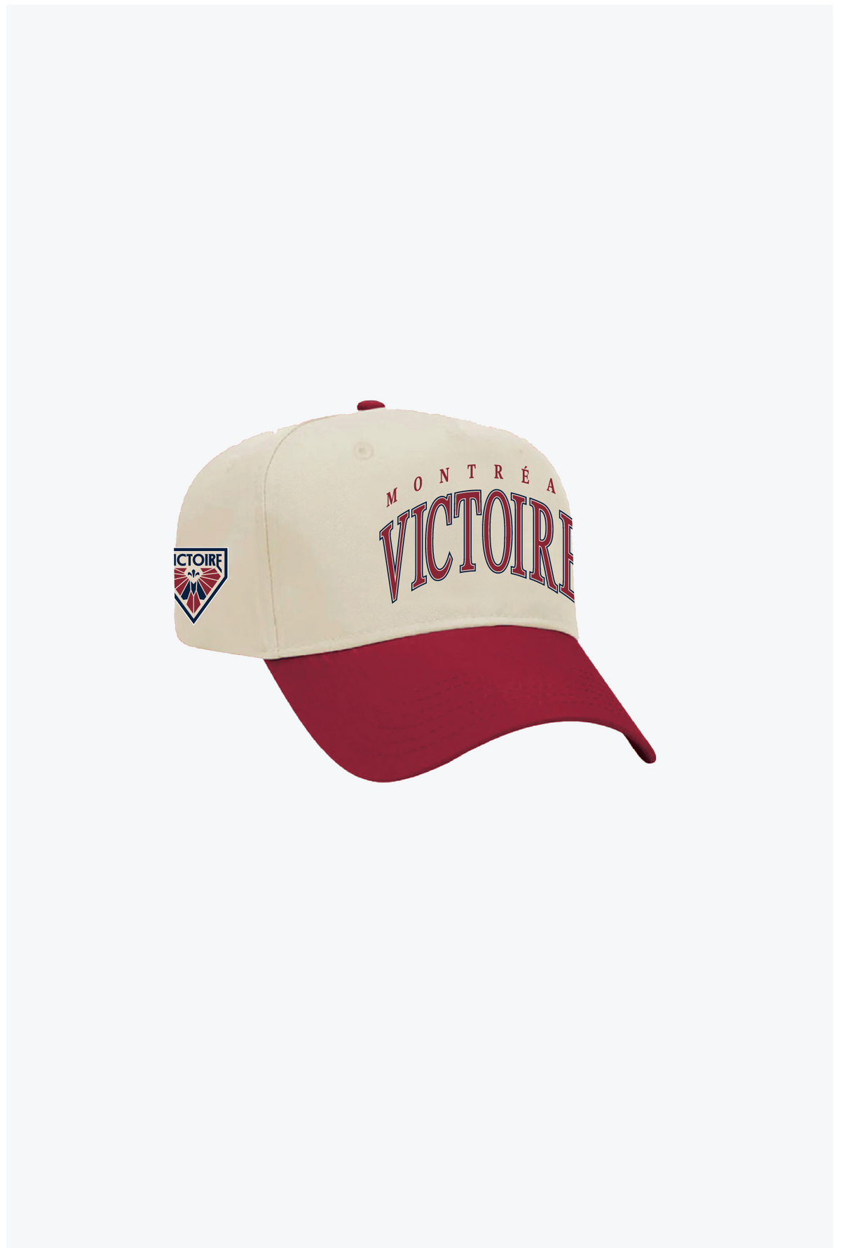 Montréal Victoire A-Frame Cap - Maroon / Ivory