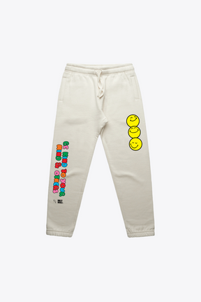 P/C x SmileyWorld Be Kind To Your Mind & Others Youth Heavyweight Jogger  - Ivory