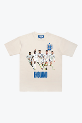 England Team Heavyweight T-Shirt - Ivory