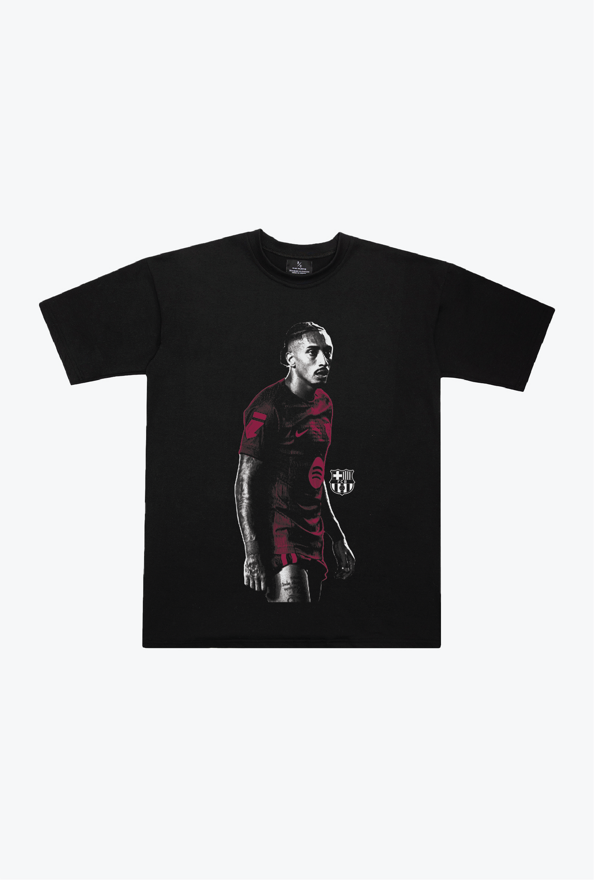 FC Barcelona: Raphinha Icon Heavyweight T-Shirt - Black