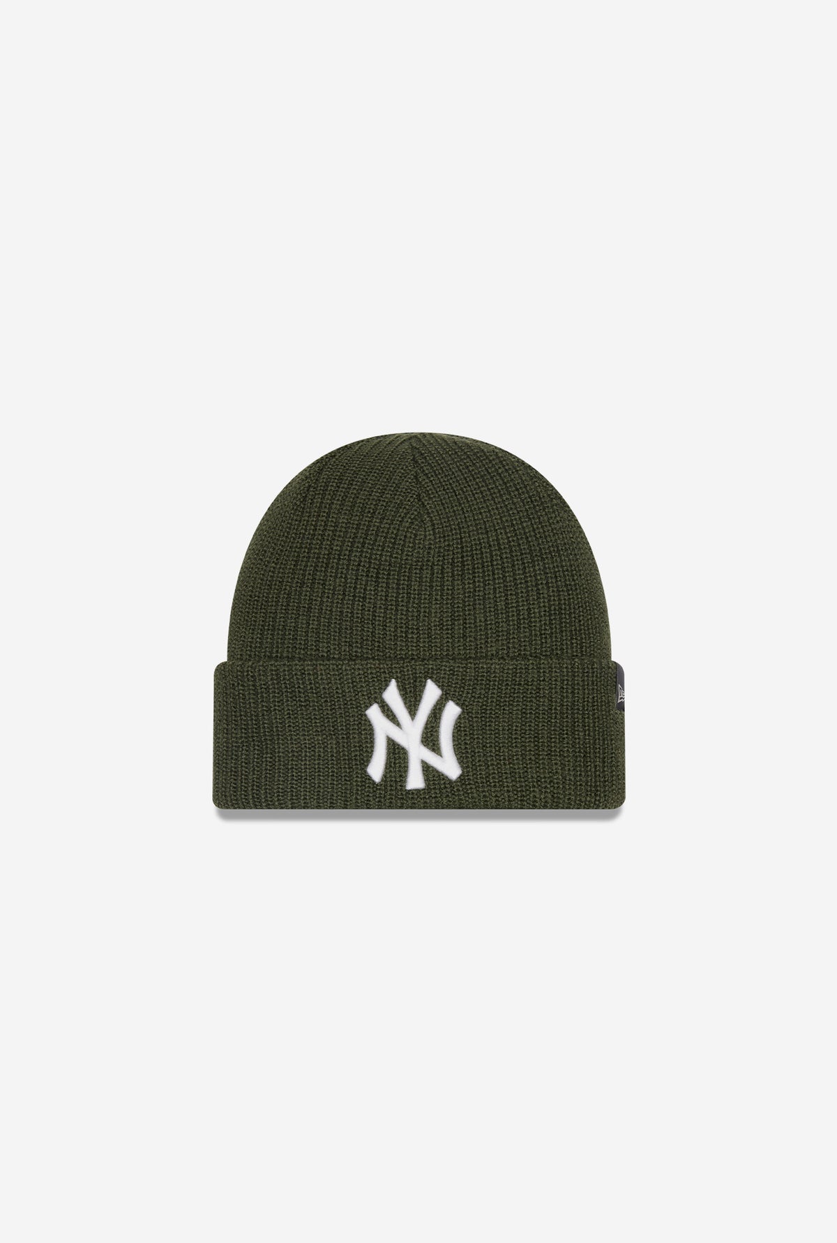 New York Yankees Merino Wool Knit Beanie - Olive