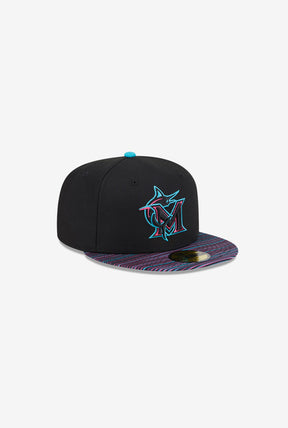 Miami Marlins 2025 City Connect 59FIFTY Fitted - Black