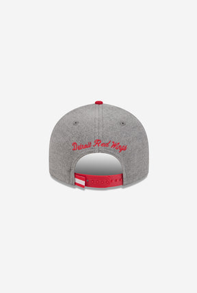 Detroit Red Wings Wool 9FIFTY Snapback - Grey