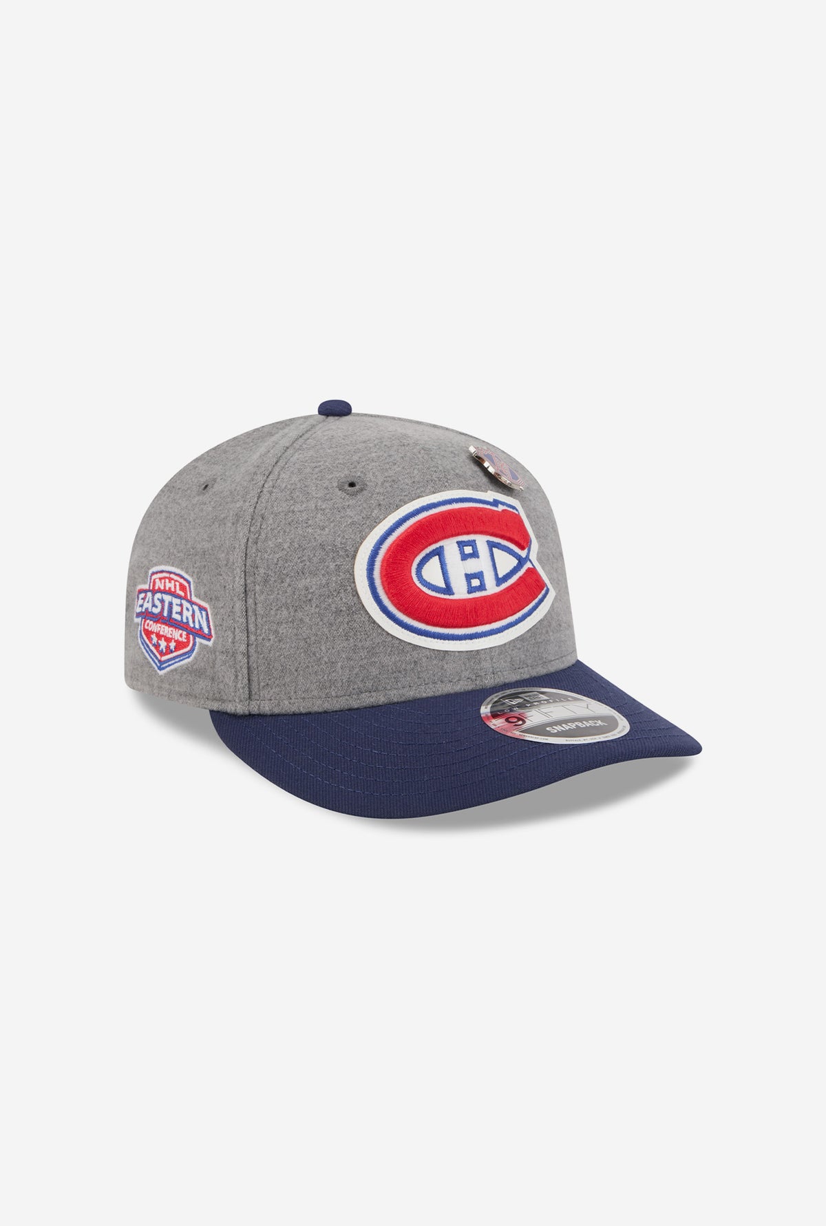 Montreal Canadiens Wool 9FIFTY Snapback - Grey