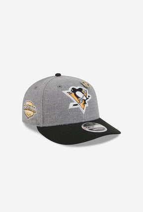 Pittsburgh Penguins Wool 9FIFTY Snapback - Grey