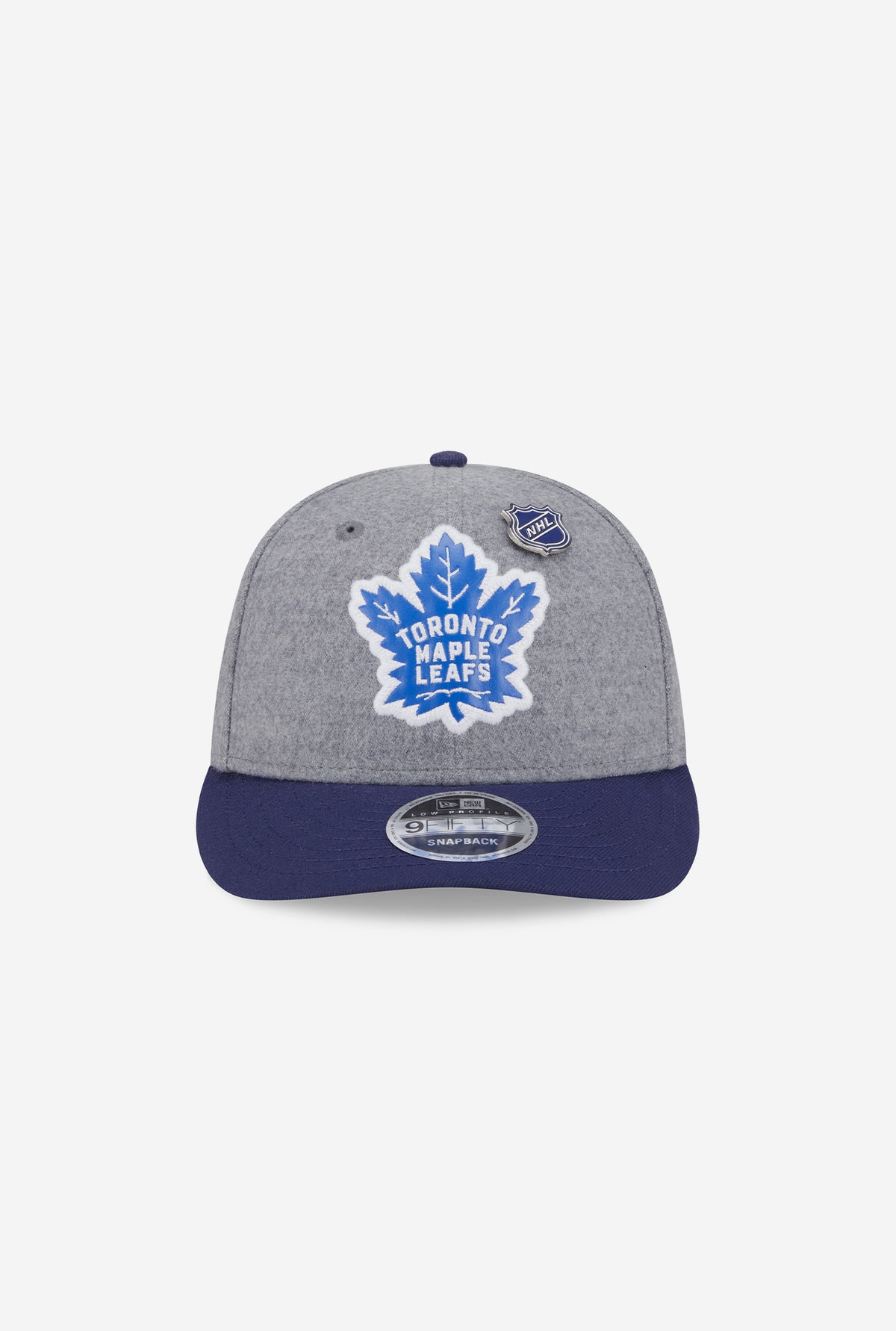 Toronto Maple Leafs Wool 9FIFTY Snapback - Grey