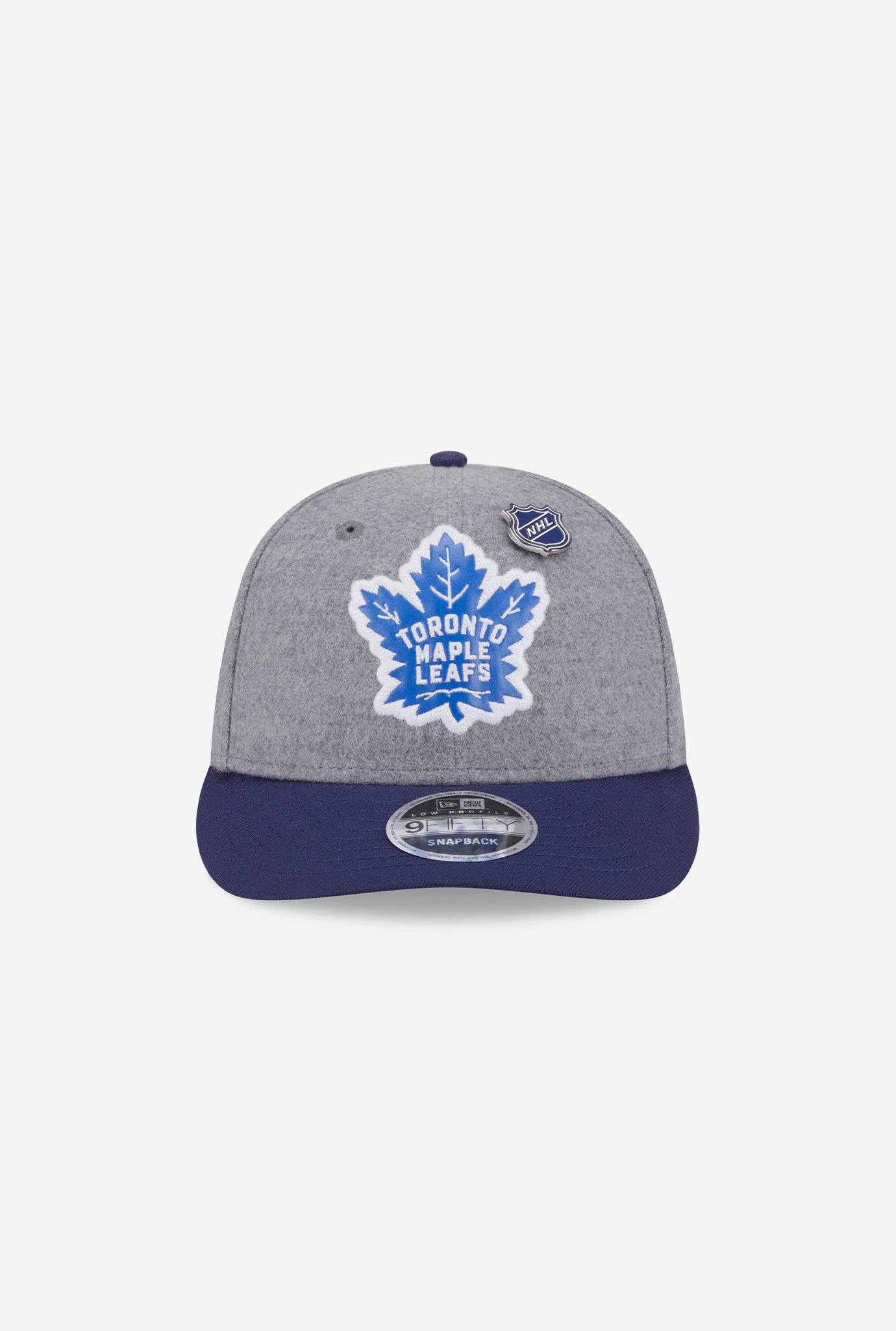 Toronto Maple Leafs Wool 9FIFTY Snapback - Grey