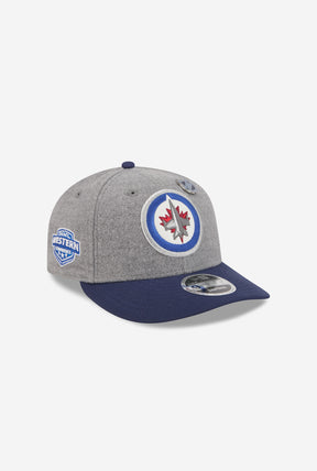 Winnipeg Jets Wool 9FIFTY Snapback - Grey