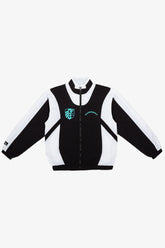Kansas City Current Colour Block Track Jacket - Off Black / White