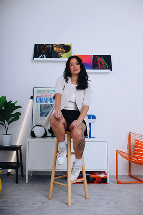 Peace Basics Damen Fleece-Shorts - Schwarz