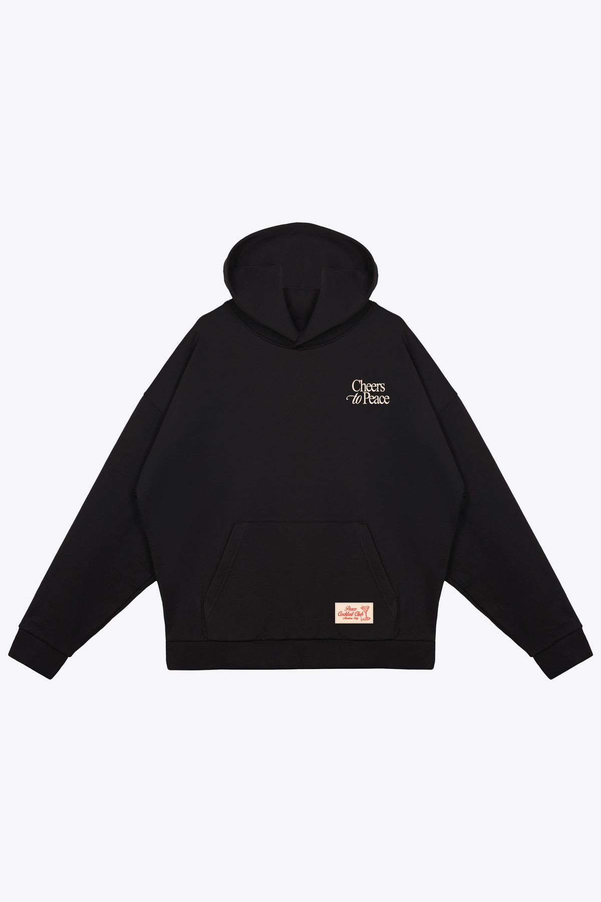 Beer Club: Cheers To Peace Heavyweight Hoodie - Schwarz